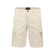 Lyle & Scott Cargo Shorts med Interaktiva Fickor Beige, Herr