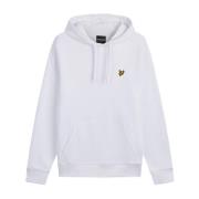 Lyle & Scott Klassisk Pullover Huvtröja White, Herr