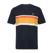 Lyle & Scott Essentiell Arkiv Panel T-Shirt Blue, Herr