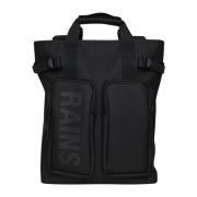 Rains Texel Tote Backpack Schwarz Black, Dam