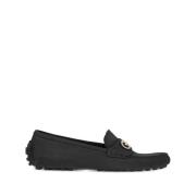 Salvatore Ferragamo Gancini Läderloafers - Svart Black, Dam