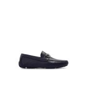 Salvatore Ferragamo Marinblå Gancini Moccasins Blue, Herr