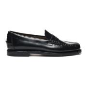 Sebago Klassiska svarta mockaskor Black, Dam