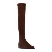 Stuart Weitzman 5050 Stövlar - Ikonisk Halv-och-Halv Design Brown, Dam