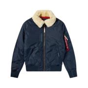 Alpha Industries Bomber Jackets Blue, Herr