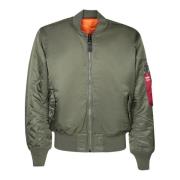 Alpha Industries Bomber Jackets Green, Herr