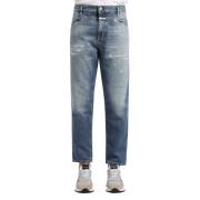 Closed Vida Ben och Slim Fit Eco-Denim Jeans med Distressed Detaljer B...