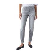 Closed Slim-fit Grå Denim Jeans Gray, Dam