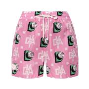 Duvetica Shorts med logotyp Pink, Dam