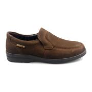 Mephisto Mörkbrun Slip-On Sko för Män Brown, Herr