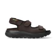 Mephisto Sportig Herr Rullande Sandal Brown, Herr