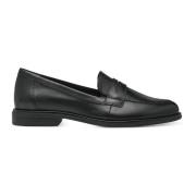 Tamaris Klassiska läderloafers Black, Dam