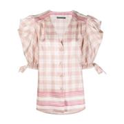 Alberta Ferretti Blous & skjorta Pink, Dam