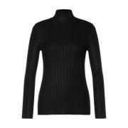 Alberta Ferretti Turtlenecks Black, Dam