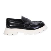 Alexander McQueen Modern Chunky Gummisula Loafer Black, Dam