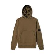 C.p. Company Diagonal Felus Hoodie Green, Herr