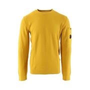 C.p. Company Gul Bomullssweatshirt för Män Yellow, Herr