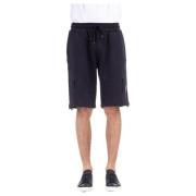 C.p. Company Blåa Cargo Shorts med Dragsko i Midjan Blue, Herr