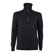 C.p. Company Stilfull Stickad Turtleneck Tröja Black, Herr