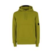 C.p. Company Diagonal Raised Fleece Hoodie Grön Moss Green, Herr