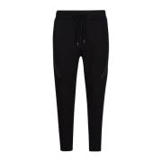 C.p. Company Diagonal Fleece Sweatpants Black, Herr