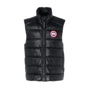 Canada Goose Svart Crofton Vadderad Väst Black, Herr