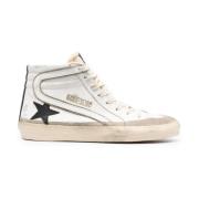 Golden Goose Högtopp Slide Sneakers White, Herr