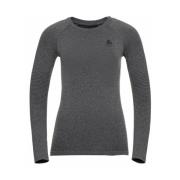 Odlo Crew Neck Långärmad Top Gray, Dam