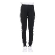 Adidas Originals Svarta sportiga byxor för kvinnor Black, Dam