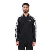 Adidas Originals Herr Adicolor Classics SST Svart Dragkedja Sweatshirt...