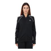 Adidas Originals Svart Zip-tröja Black, Dam