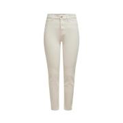 Only Klassiska Jeans Beige, Dam