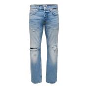 Only & Sons 22024067 Slim FIT Jeans Blue, Herr
