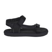 Tommy Jeans Sportiga Svarta Sandaler Black, Dam