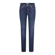 MAC Melanie Jeans Regular Fit Classic Blue Blue, Dam