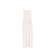 AllSaints Hadley Slip Dress Beige, Dam