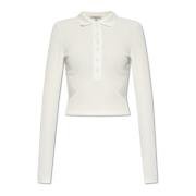 AllSaints Ribbad polotröja White, Dam