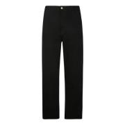 Carhartt Wip Straight Jeans Black, Herr