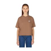 Carhartt Wip T-Shirts Brown, Dam