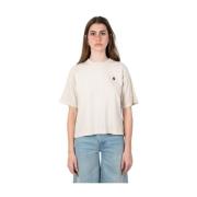 Carhartt Wip T-shirt Beige, Dam