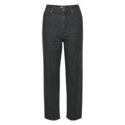 Gestuz Modern Kvinna Straight Jeans Black, Dam