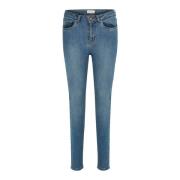 Gestuz Himmelblå Skinny Jeans Blue, Dam