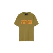 Versace Jeans Couture Grön Logo T-Shirt Green, Herr