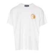 Versace Jeans Couture Herr Logo T-shirt - XL White, Herr