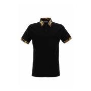 Versace Jeans Couture Premium Logo Polo Shirt Black, Herr