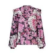 Fabienne Chapot Bibi Long Sleeve Blouse Pink, Dam