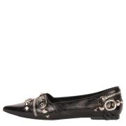 Jeffrey Campbell Roxine Läder Ballerinaskor Black, Dam