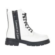 Rieker Avslappnade booties White, Dam