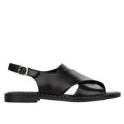 Remonte black casual open sandals Black, Dam