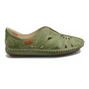 Pikolinos Bekväm Slip-On Moccasin för Kvinnor Green, Dam